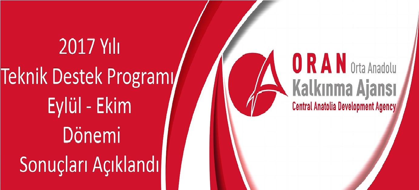 2017 Yılı Teknik Destek Programı Eylül - Ekim Dönemi Kapsamında Başarılı Bulunan Başvurular
