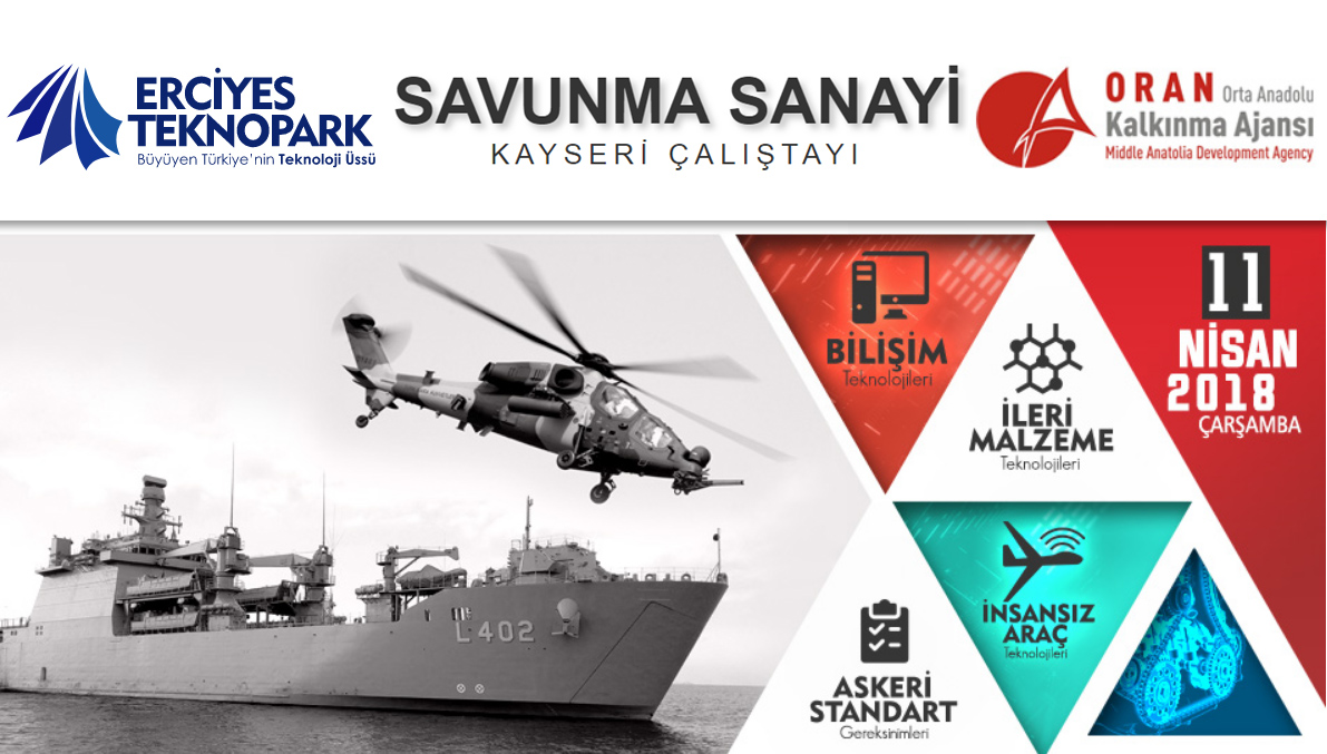  Kayseri Savunma Sanayi Çalıştayı'na Davetlisiniz