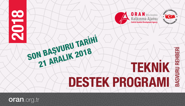 2018 Yılı Teknik Destek Programı Açıklandı