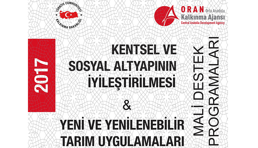 2017 Yılı Kentsel ve Sosyal Altyapının İyileştirilmesi, Yeni ve Yenilenebilir Tarım Uygulamaları Mali Destek Programları Proje Başvuru Sonuçları