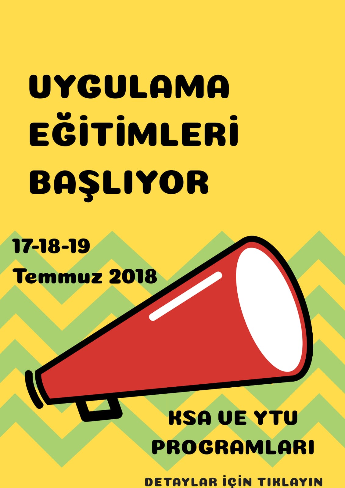 Uygulama Eğitimleri Başlıyor