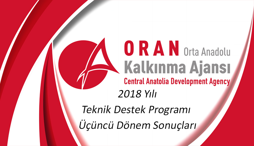 2018 YILI TEKNİK DESTEK PROGRAMI EYLÜL-EKİM DÖNEMİNDE BAŞARILI OLAN BAŞVURULAR