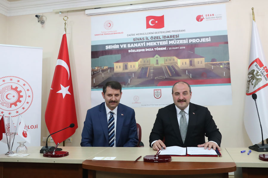 Şehir ve Sanayi Müzesi Projesi İmza Törenine Sanayi ve Teknoloji Bakanı Mustafa VARANK katıldı