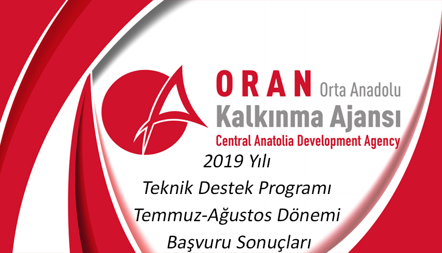 2019 Yılı Teknik Destek Programı Temmuz-Ağustos Dönemi Başvuru Sonuçları