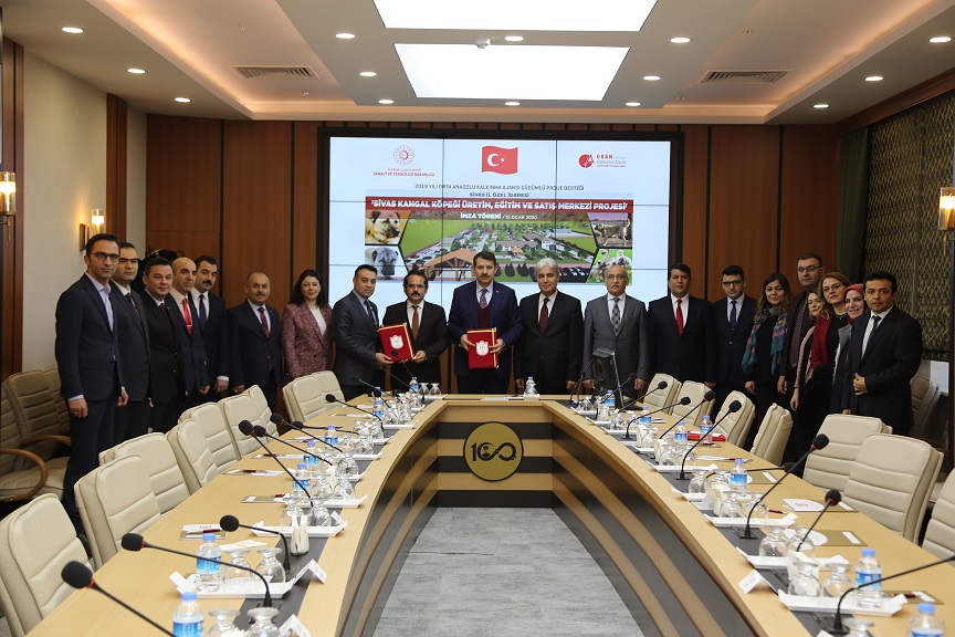 Sivas Kangal Köpeği Üretim, Eğitim Ve Satış Merkezi Güdümlü Proje Sözleşmesi İmzalandı