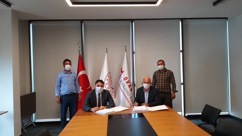 Çandır'da Tüketen Değil Mantar Üreten Eller Proje Sözleşmesi İmzalandı