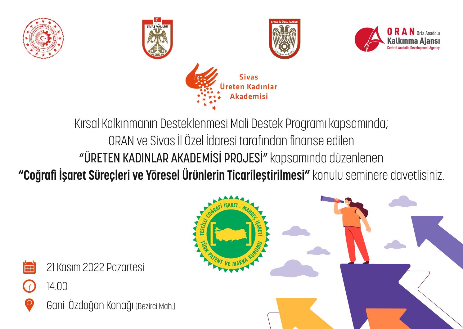 Coğrafi İşaret Süreçleri ve Yöresel Ürünlerin Ticarileştirilmesi Semineri