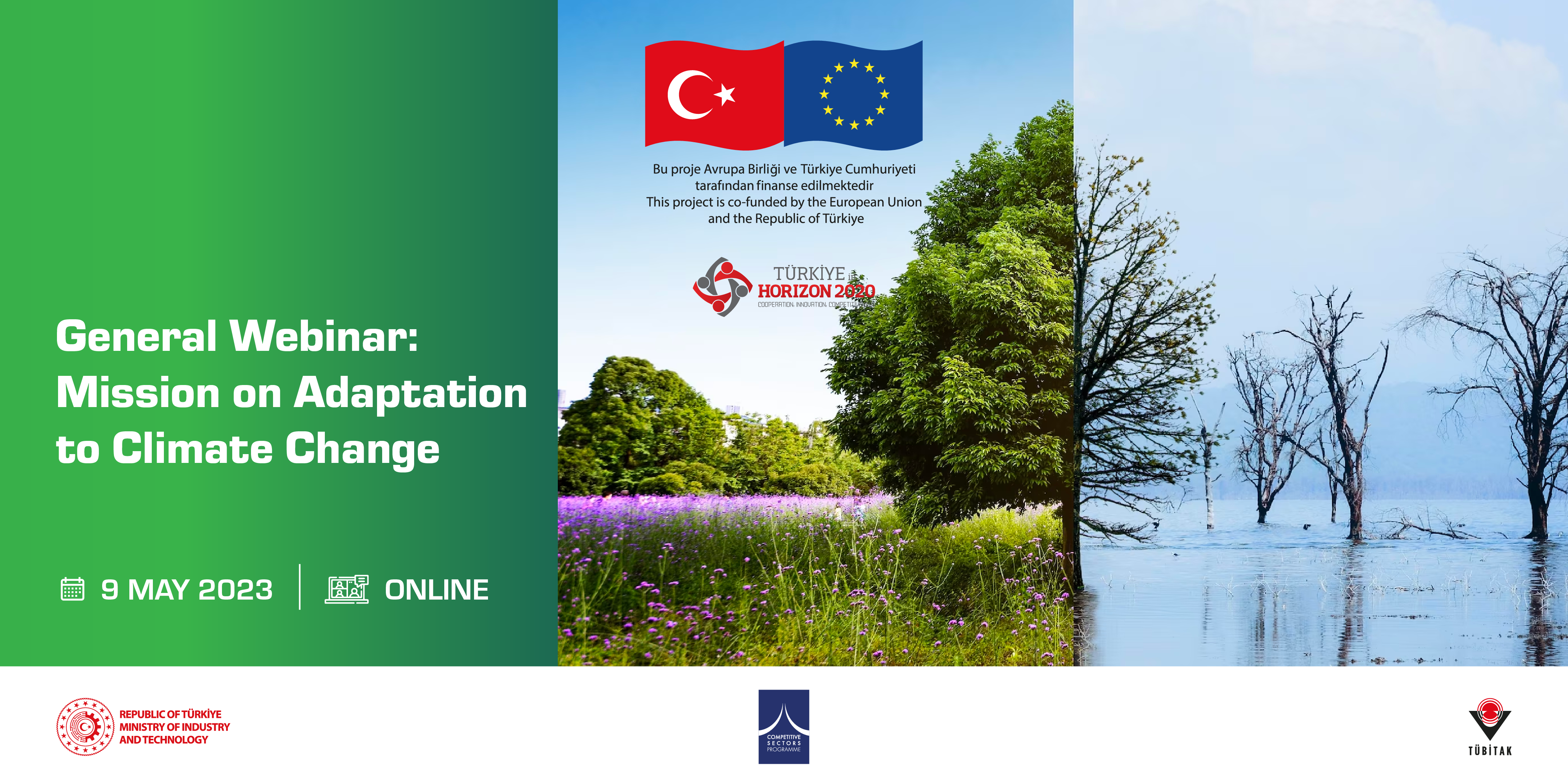 Ufuk Avrupa İklim Değişikliğine Uyum Misyonu Çevrim içi Semineri