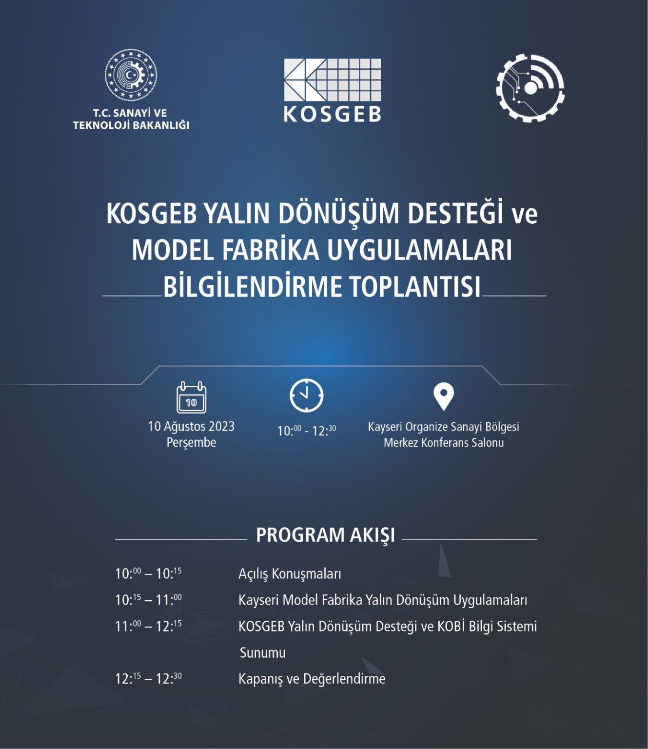 KOSGEB Yalın Dönüşüm Desteği Bilgilendirme Toplantısı