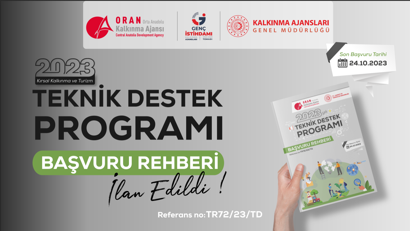 Kırsal Kalkınma ve Turizm Teknik Destek Programı Başvuruya Açıldı