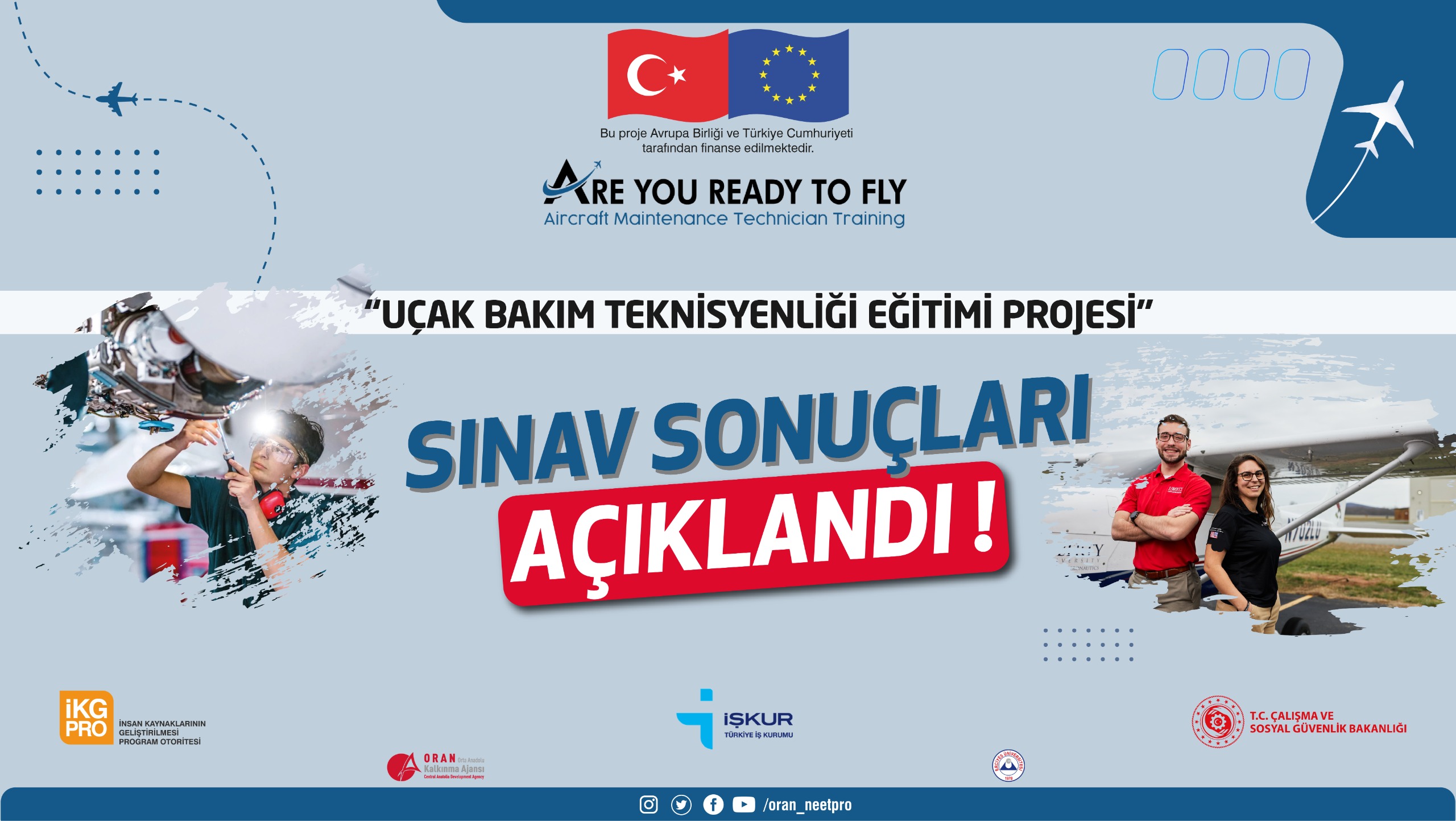 Uçak Bakım Teknisyenliği Eğitim Projesi Kayıt Listesi Açıklandı