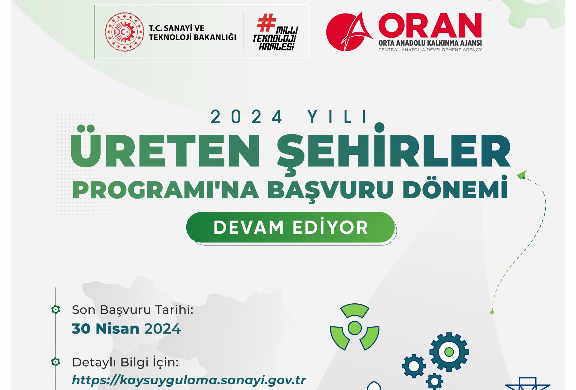 Üreten Şehirler Teknik Destek Programı Revizyonu
