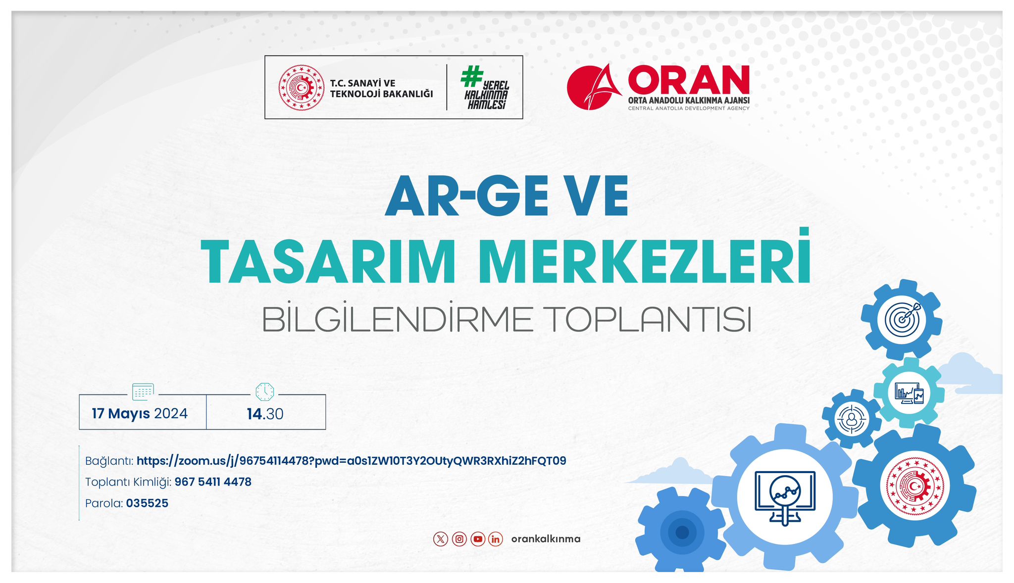 AR-GE ve Tasarım Merkezleri Bilgilendirme Toplantısı