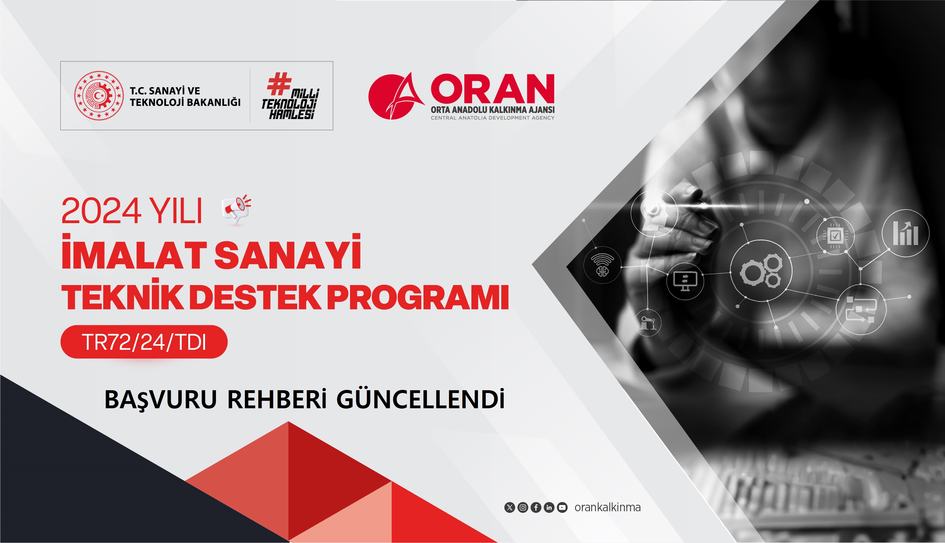 İmalat Sanayi Teknik Destek Programı Rehber Güncellemesi