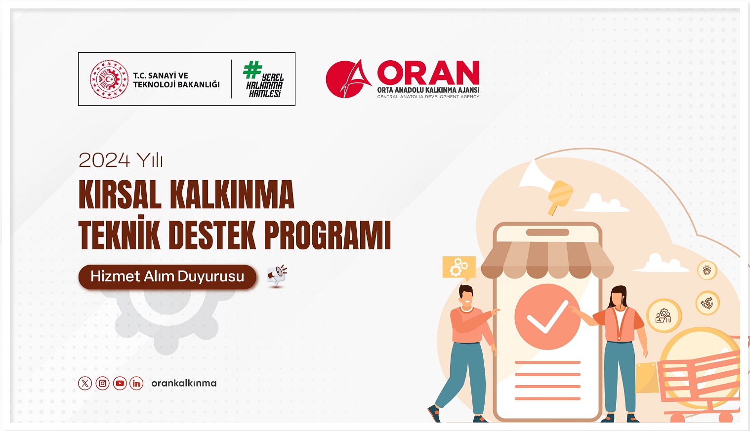 2024 Yılı Teknik Destek Programı Mayıs-Haziran Dönemi Satın Alma Duyurusu