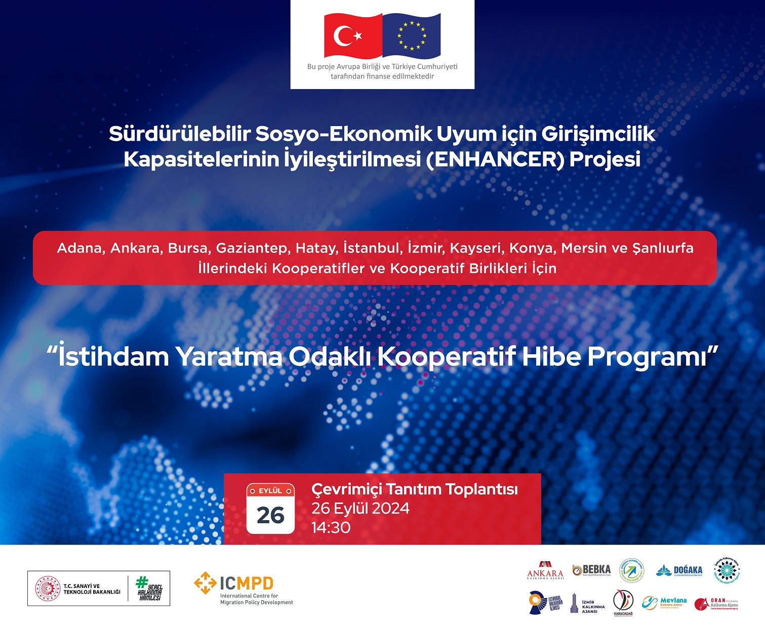 Enhancer-İstihdam Yaratma Odaklı Kooperatif Hibe Programı