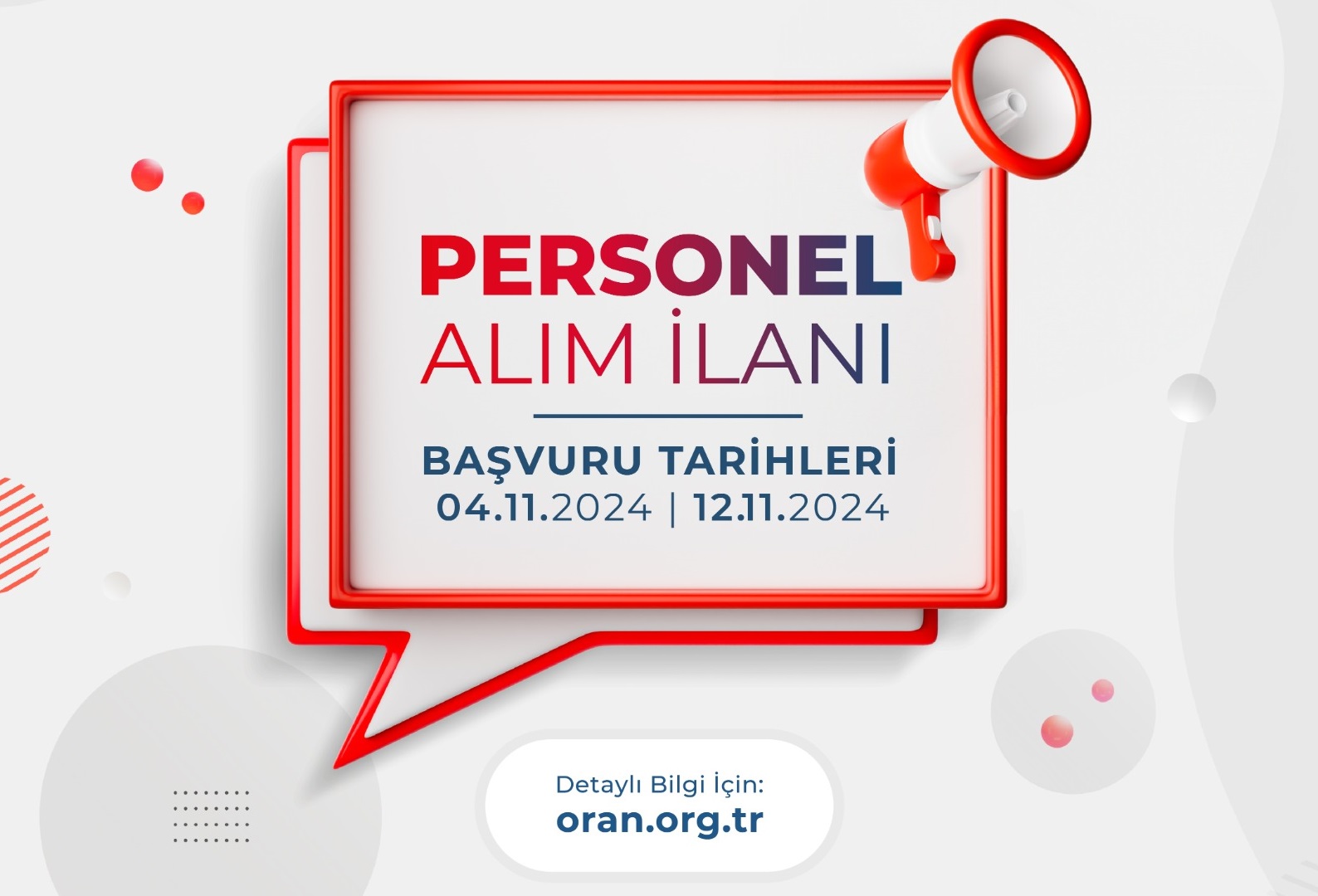 T.C. ORTA ANADOLU KALKINMA AJANSI PERSONEL GİRİŞ SINAVI İLANI (2024)