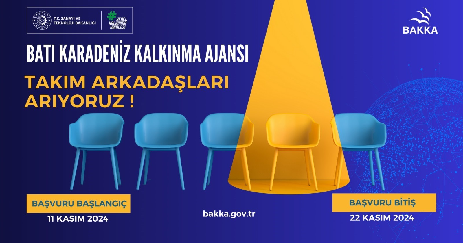 Batı Karadeniz Kalkınma Ajansına (BAKKA) Personel Alım İlanı