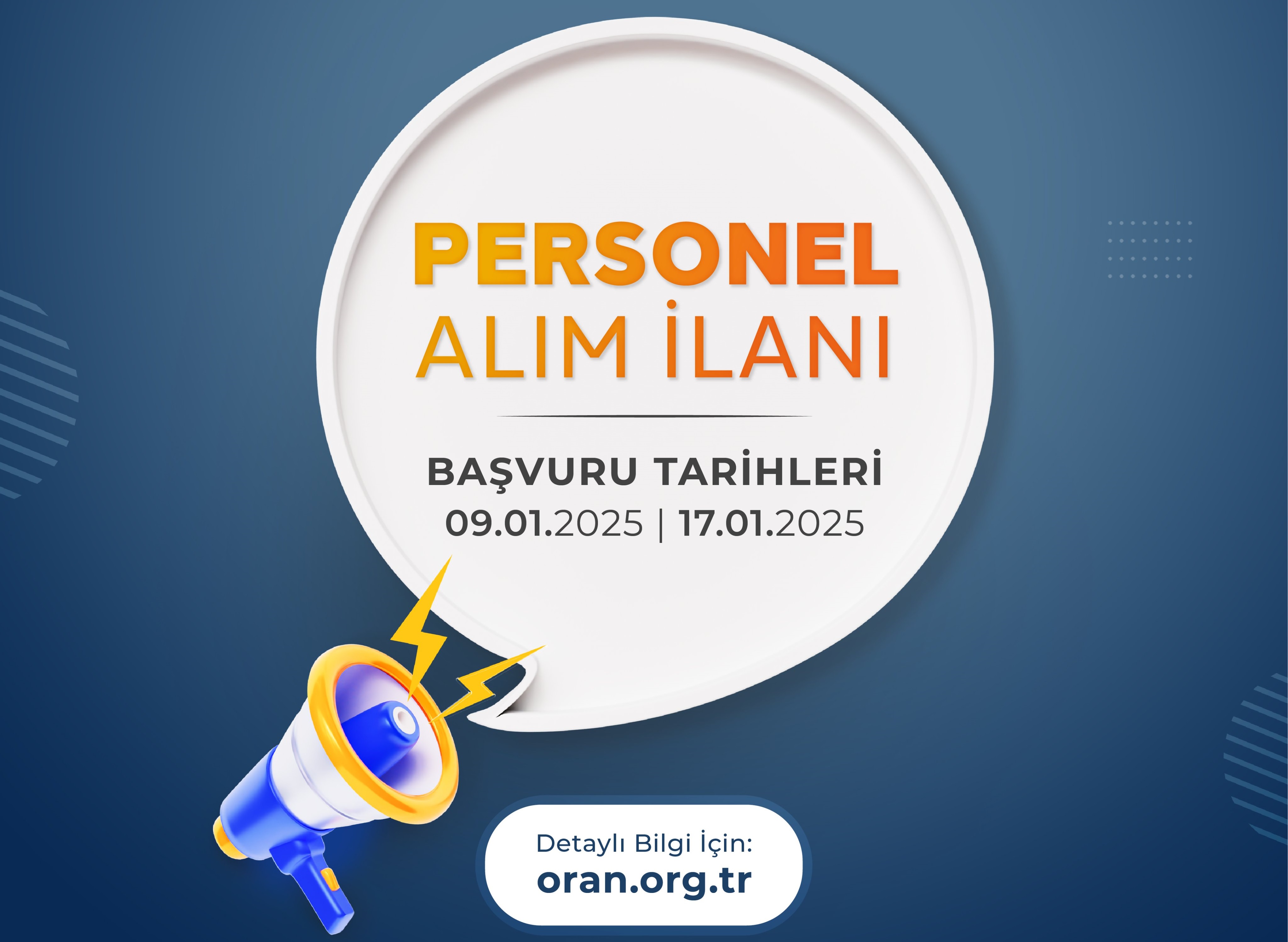 T.C. ORTA ANADOLU KALKINMA AJANSI PERSONEL GİRİŞ SINAVI İLANI -2024