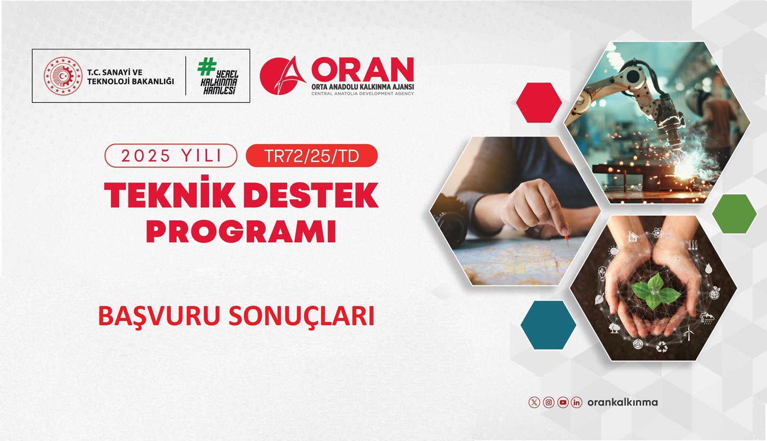 2025 Yılı Teknik Destek Programı 2. Dönem Başvuru Sonuçları