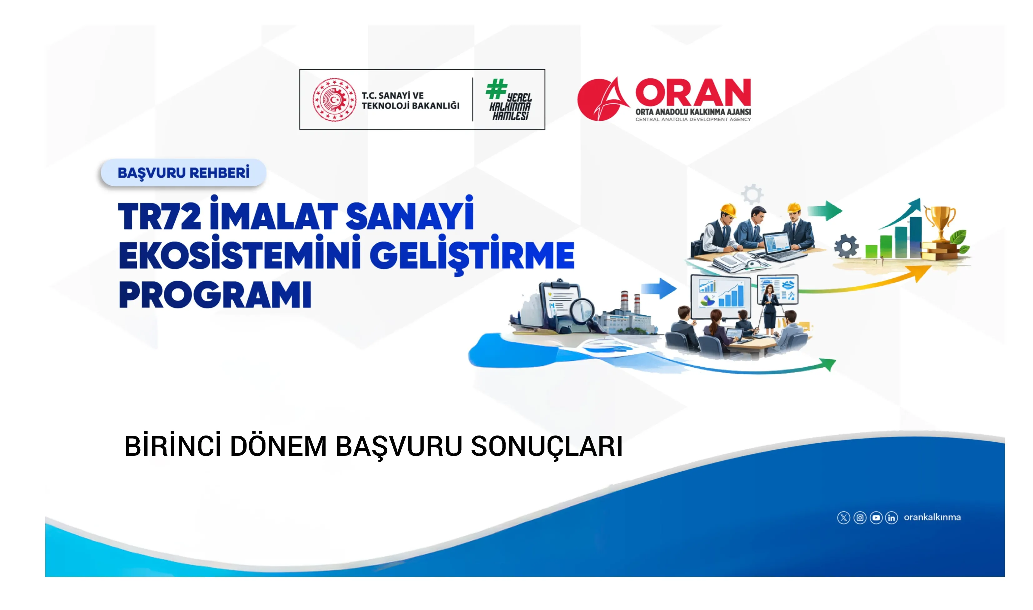 TR72 İmalat Sanayi Ekosistemini Geliştirme Programı Nisan-Haziran 2026 Dönemi Değerlendirme Sonuçları