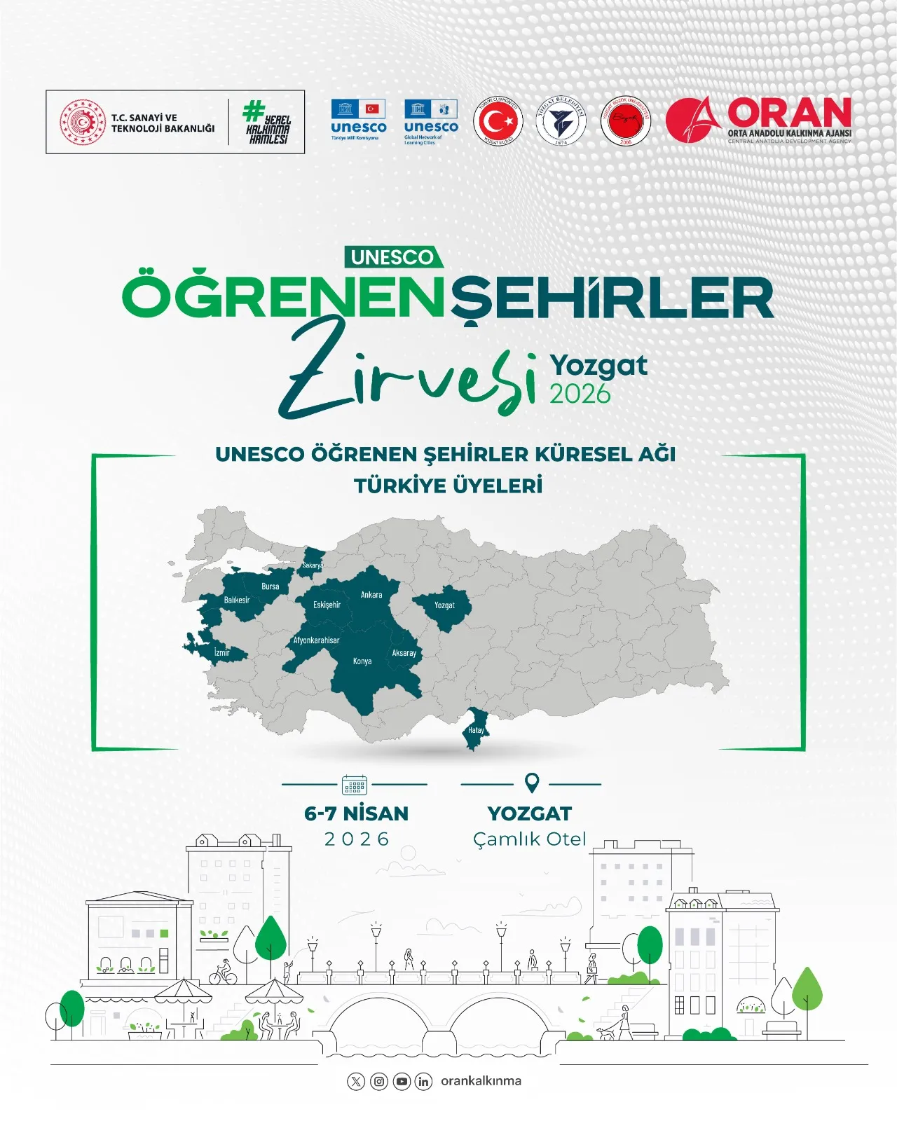 Yozgat’ta UNESCO Öğrenen Şehirler Zirvesi Düzenlenecek